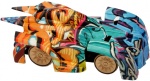 Gerardo's Toys raceauto RC Wall Climber Graffiti 14,5 cm Gerardo's Toys raceauto RC Wall Climber Graffiti 14,5 cm