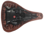 Hi-point Saddle for Kids Bike 12 or 14 inch Imitation Leather Brown