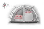 High Peak Paros 5.0 Family tent 5-person 480 x 300 cm Dark gray