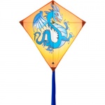 Invento eenlijnskindervlieger Eddy Dragon 68 cm geel/blauw Invento eenlijnskindervlieger Eddy Dragon 68 cm geel/blauw