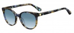 Kate Spade zonnebril Melanie dames blauw gevlamd