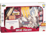 Luna speelset broodrooster junior wit/rood 18-delig Luna speelset broodrooster junior wit/rood 18-delig