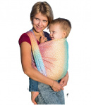 Luna Dream draagdoek Sling Little Hearts Rainbow katoen maat 6 Luna Dream draagdoek Sling Little Hearts Rainbow katoen maat 6