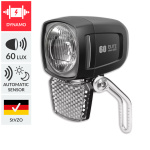 Lynx Elite Koplamp Dynamo Sensor 60 Lux Zwart