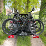 Lynx Wings Tiltable Bike Carrier for 2 Bikes - Tow Bar