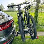 Lynx Wings Tiltable Bike Carrier for 2 Bikes - Tow Bar