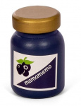 Mamamemo jampot blauwe bes junior 6 cm hout donkerblauw/goud Mamamemo jampot blauwe bes junior 6 cm hout donkerblauw/goud