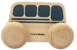 Mamatoyz bus junior 15 x 8 cm hout naturel/zwart Mamatoyz bus junior 15 x 8 cm hout naturel/zwart
