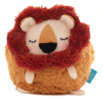Manhattan Toy knuffelleeuw Squeezmeez pluche 12,7 cm bruin/rood Manhattan Toy knuffelleeuw Squeezmeez pluche 12,7 cm bruin/rood