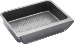MasterClass braadblik 41 x 33 x 8,5 cm carbonstaal zilver