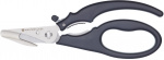 MasterClass zeevruchtenschaar 18,5 cm RVS zilver/zwart