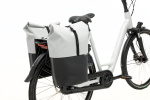 New Looxs Nyborg MIK Double Bicycle Bag 34 Liter Light Gray/Black