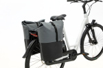 New Looxs Nyborg MIK Double Bicycle Bag 34 Liter Dunkelgrau/Schwarz