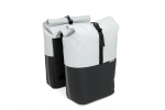 New Looxs Nyborg Double Bicycle Bag 34 Liter Light Gray/Black