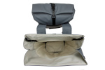 New Looxs Nyborg Double Bicycle Bag 34 Liter Light Gray/Black
