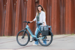 New Looxs Nyborg Double Bicycle Bag 34 Liter Light Gray/Black