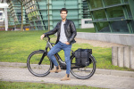 New Looxs Odense Double Bicycle Bag 39 Liter Schwarz