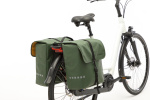 New Looxs Odense MIK Doppel-Fahrradtasche 39 Liter Dunkelgrün
