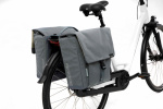 New Looxs Tulum MIK Doppel-Fahrradtasche 32 Liter Pet Grau Grün