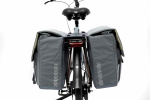 New Looxs Tulum MIK Doppel-Fahrradtasche 32 Liter Pet Grau Grün
