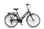 Crown New York 28 Inch Dames 7V V-Brakes Matzwart