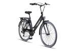 Crown New York 28 Inch Dames 7V V-Brakes Matzwart