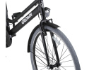 Crown New York 28 Inch Dames 7V V-Brakes Matzwart