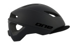 One Crossride Bicycle Helmet Adjustable Black