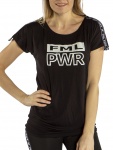 Papillon sportshirt dames zwart