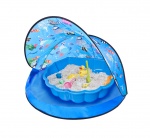 Paradiso Toys speeltent met zandbak junior 120 x 80 cm blauw Paradiso Toys speeltent met zandbak junior 120 x 80 cm blauw