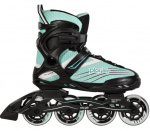 Playlife inline skates Flyte Teal 84 softboot 82A zwart/blauw mt 40 Playlife inline skates Flyte Teal 84 softboot 82A zwart/blauw mt 40