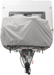 ProPlus bicycle cover XL for 2 bicycles on drawbar light gray