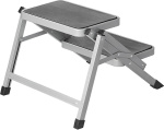 ProPlus step folding 2 steps 59,5 x 49 x 39 cm gray