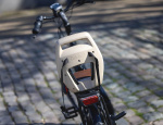 Qibbel Junior 6+ Fahrradsitz hinten mit Gepäckträgerhalterung Schwarz