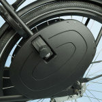 Qibbel Junior 6+ Fahrradsattel hinten mit MIK-HD System Schwarz/Grau