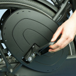 Qibbel Junior 6+ Fahrradsattel hinten mit MIK-HD System Schwarz/Grau