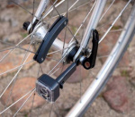 Reelight fietsverlichting AMS Constant staal rood/wit 4 delig