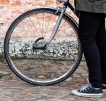 Reelight fietsverlichting AMS Constant staal rood/wit 4 delig