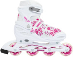 Roces Compy 8.0 inlineskates softboot meisjes wit/roze