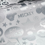 RoomMates zelfklevend behang Mickey Mouse 5 meter vinyl wit