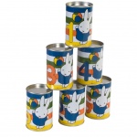 Rubo Toys werpspel Nijntje blikgooien 9-delig Rubo Toys werpspel Nijntje blikgooien 9-delig