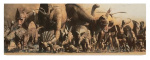 Safari poster Dinosaurus Panorama 91,5 x 32 cm papier Safari poster Dinosaurus Panorama 91,5 x 32 cm papier