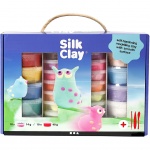 Silk Clay kleiset 18 x 14 gram / 10 x 40 gram 31-delig Silk Clay kleiset 18 x 14 gram / 10 x 40 gram 31-delig