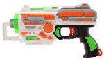 Tack Pro blaster pistool Viper 43 cm wit/groen 15-delig Tack Pro blaster pistool Viper 43 cm wit/groen 15-delig