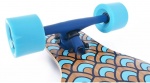 Tempish longboard Nautical 104 x 25 cm blauw