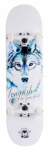 Tempish skateboard Blue Wolf 31 x 8 inch hout wit/zwart Tempish skateboard Blue Wolf 31 x 8 inch hout wit/zwart