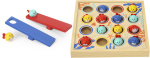 Tooky Toy Flying Fish Diving Wooden Skill Game 19-piece