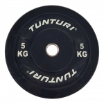 Tunturi halterschijf 5 kg zwart Tunturi halterschijf 5 kg zwart