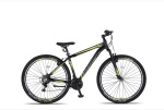 Umit 4 Motion MTB 27.5 Inch Unisex 21SP Rim Brakes Black/Yellow