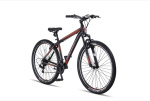 Umit 4 Motion MTB 27.5 Inch Unisex 21SP Rim Brakes Black/Red